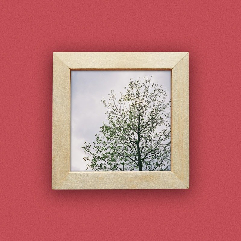 暖心写真木框画 随机不挑框(双面照片订制款) - 摆饰 - 木头 咖啡色