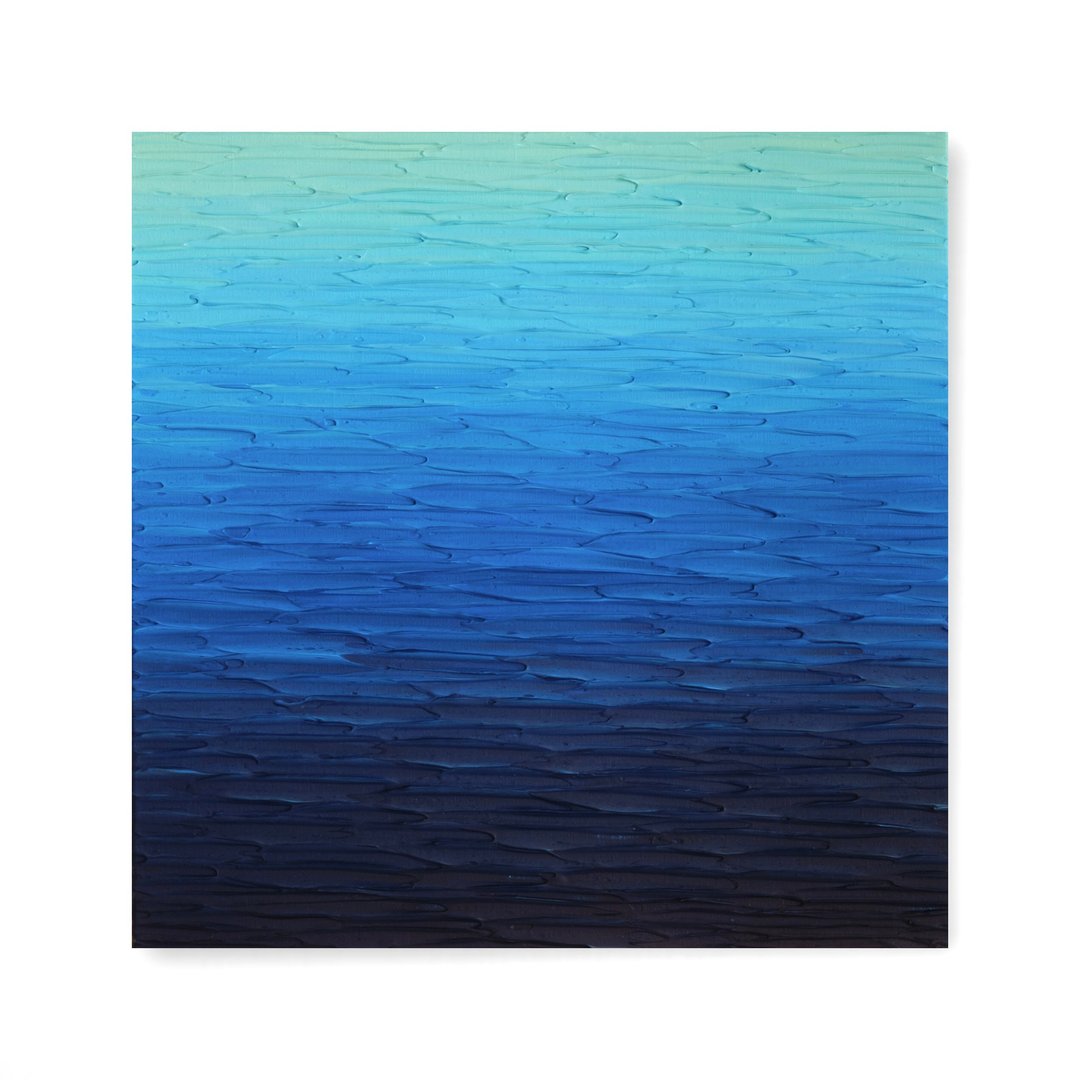 【日本艺术家】抽象绘画 海景 渐变 简约 房间布置 放松 - 海报/装饰画/版画 - 压克力 蓝色