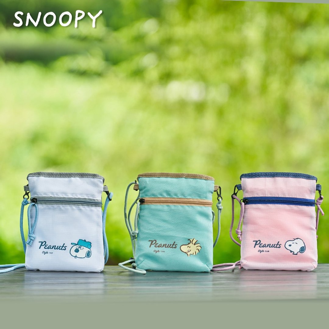 Snoopy 史努比 品味时光斜背两用购物袋 - 手提包/手提袋 - 聚酯纤维 