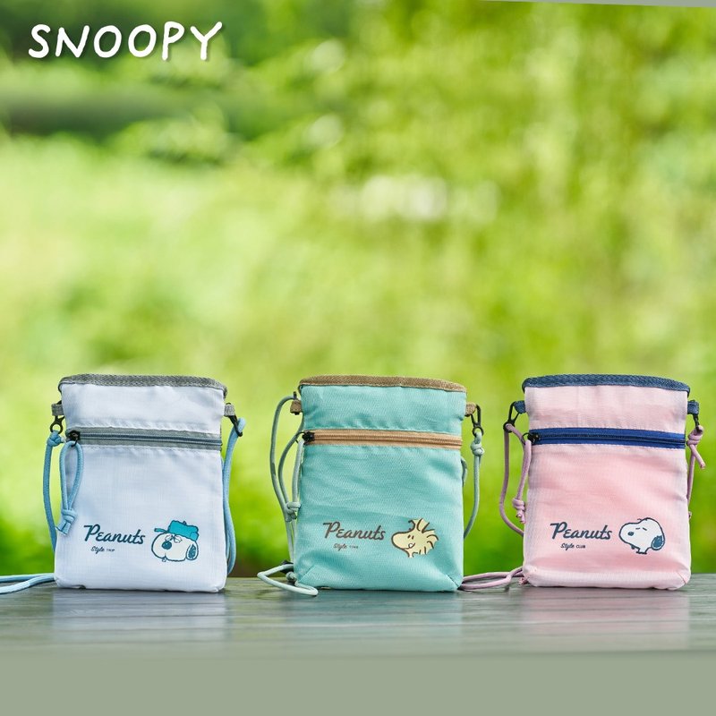 【毕业】Snoopy 史努比 品味时光斜背两用购物袋 - 手提包/手提袋 - 聚酯纤维 
