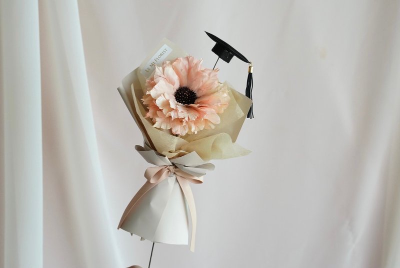 【定制化礼物】太阳花花束 花束 羽毛手工太阳花 向日葵 教师节圣 - 干燥花/捧花 - 植物．花 多色