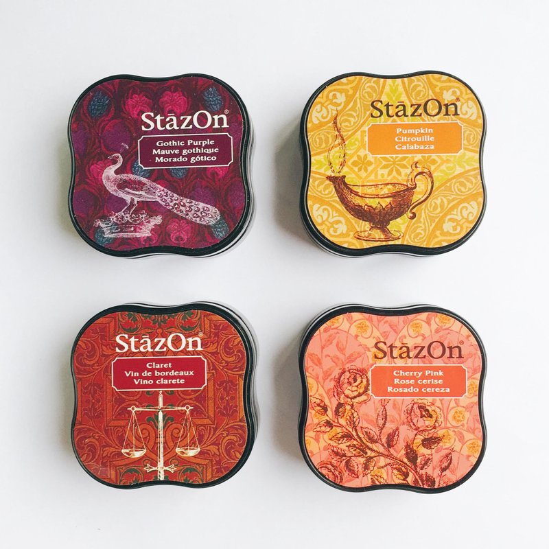 日本Kodomo-StazOn 小版万用印泥 - 共17色 - 印章/印台 - 颜料 多色