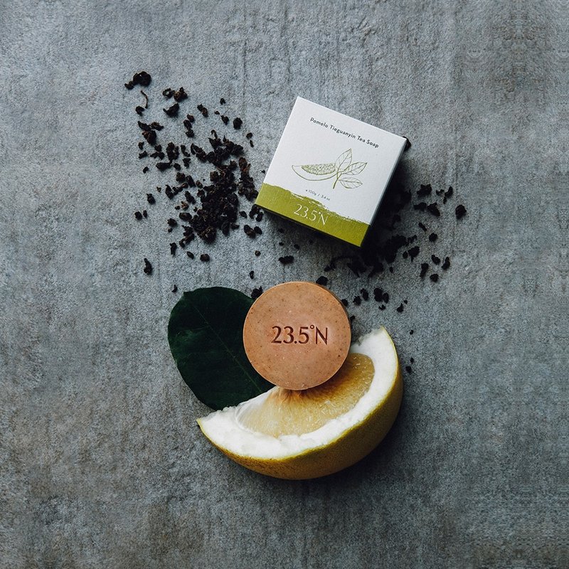 柚香铁观音皂│脸部清洁。身体清洁。油性肌 - 肥皂/手工皂 - 其他材质 白色