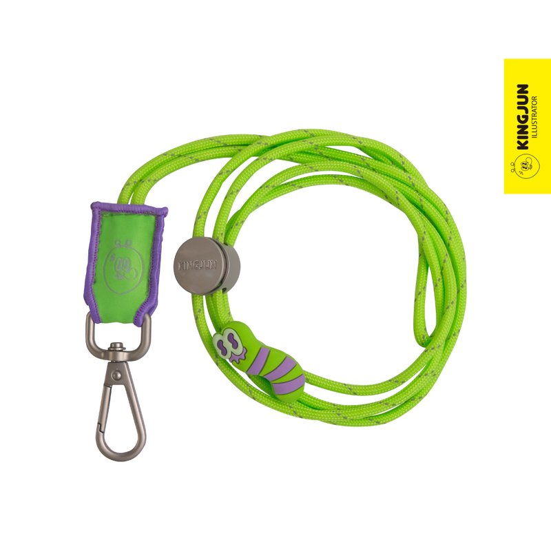KINGJUN 手机挂绳 限定反光绿 - 手机配件 - 聚酯纤维 绿色