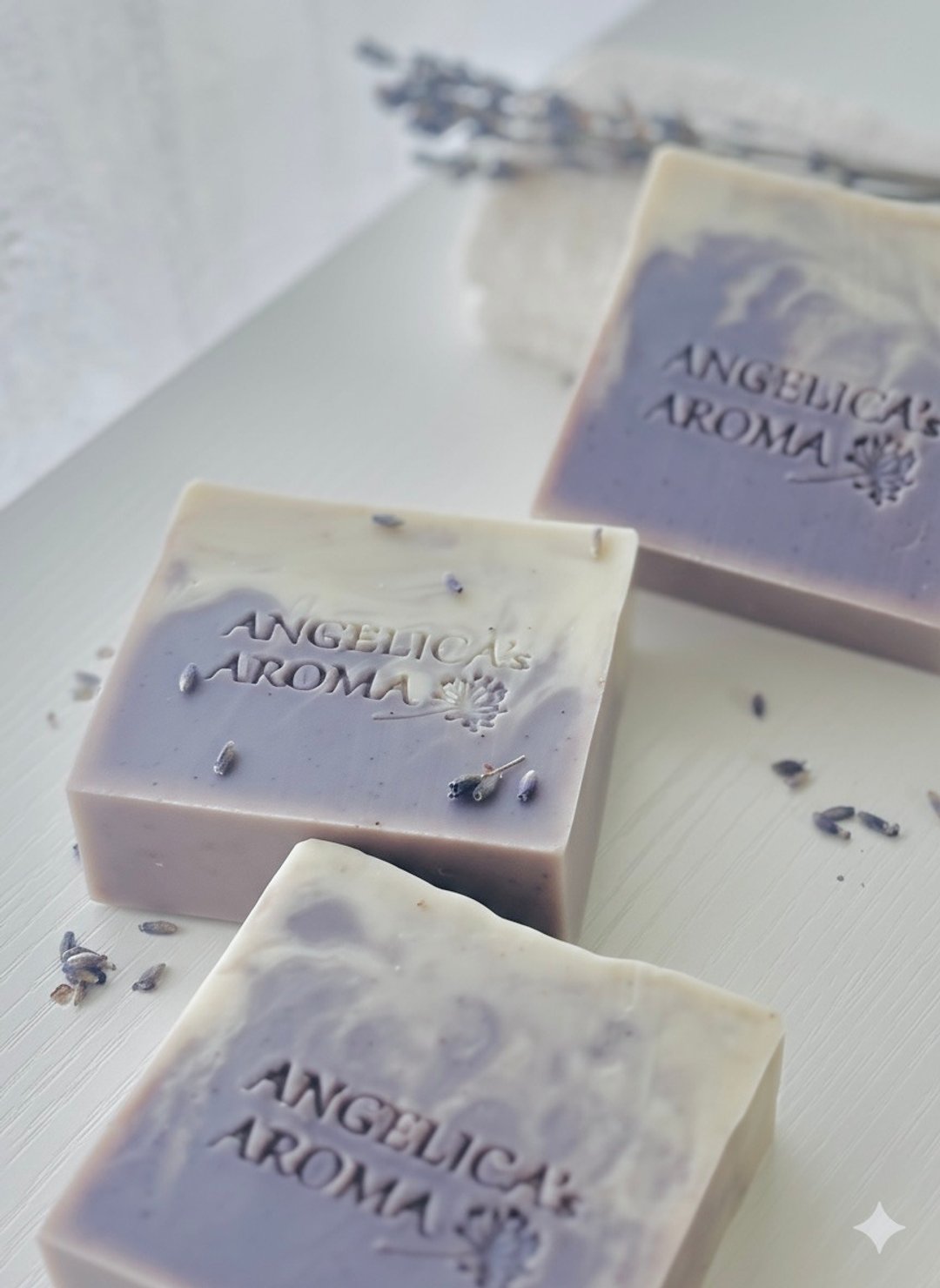 薰衣紫草马赛皂 / Lavender Marseille Soap - 肥皂/手工皂 - 其他材质 紫色