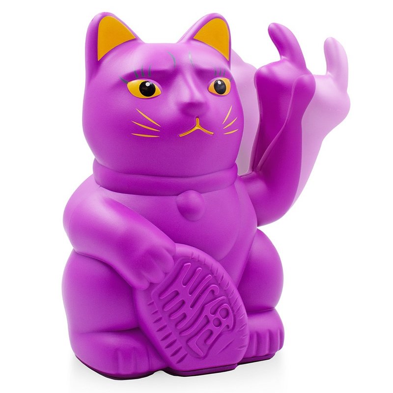 ANGRY CAT 中指猫 (紫) - 摆饰 - 塑料 紫色