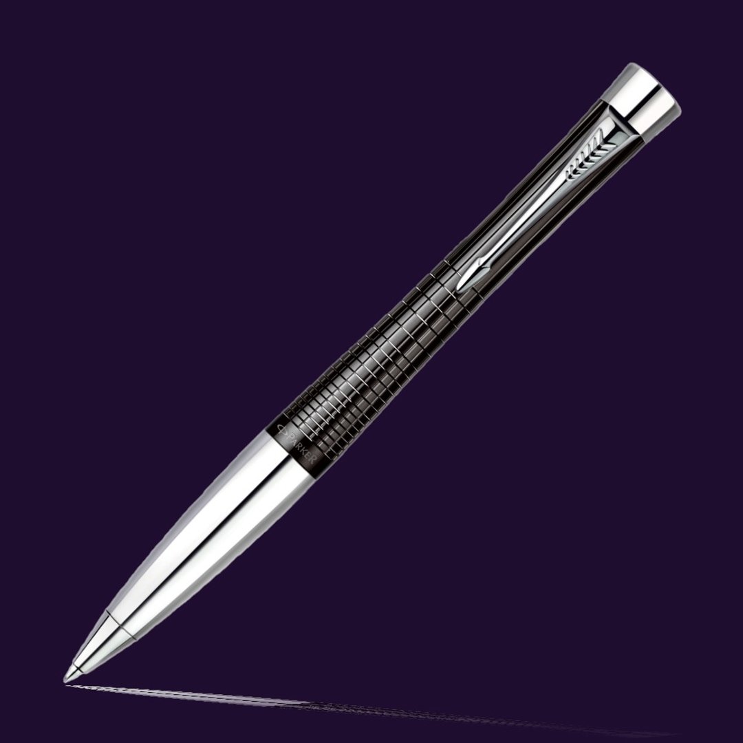 PARKER 派克 URBAN 都会时尚 格纹乌木黑 原子笔 - 圆珠笔/中性笔 - 其他材质 黑色