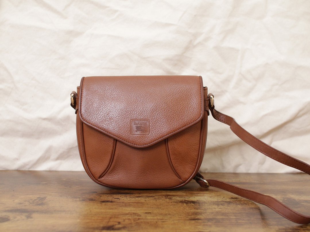 Back to Green:: 经典复古Burberry bg-09 vintage bag - 侧背包/斜挎包 - 真皮 