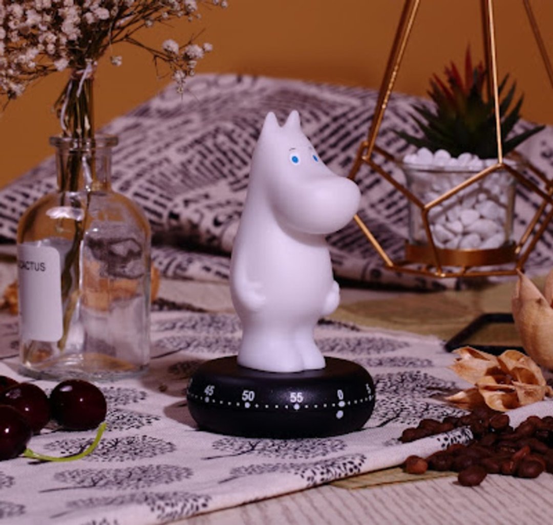 【质感摆饰】Snoopy 联名授权 噜噜米造型计时器 - 时钟/闹钟 - 其他材质 白色