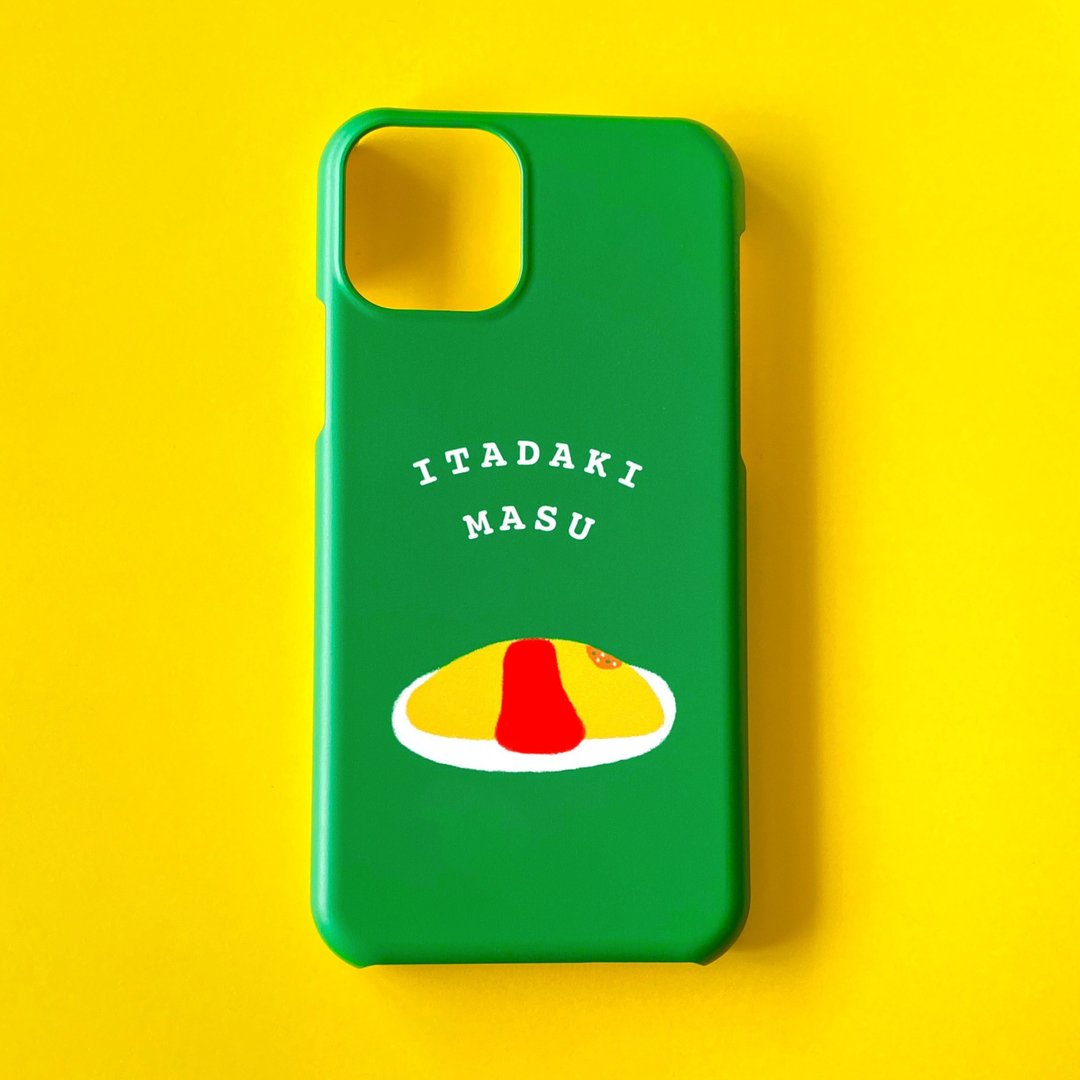 ITADAKIMASU smartphone case - 手机壳/手机套 - 塑料 绿色