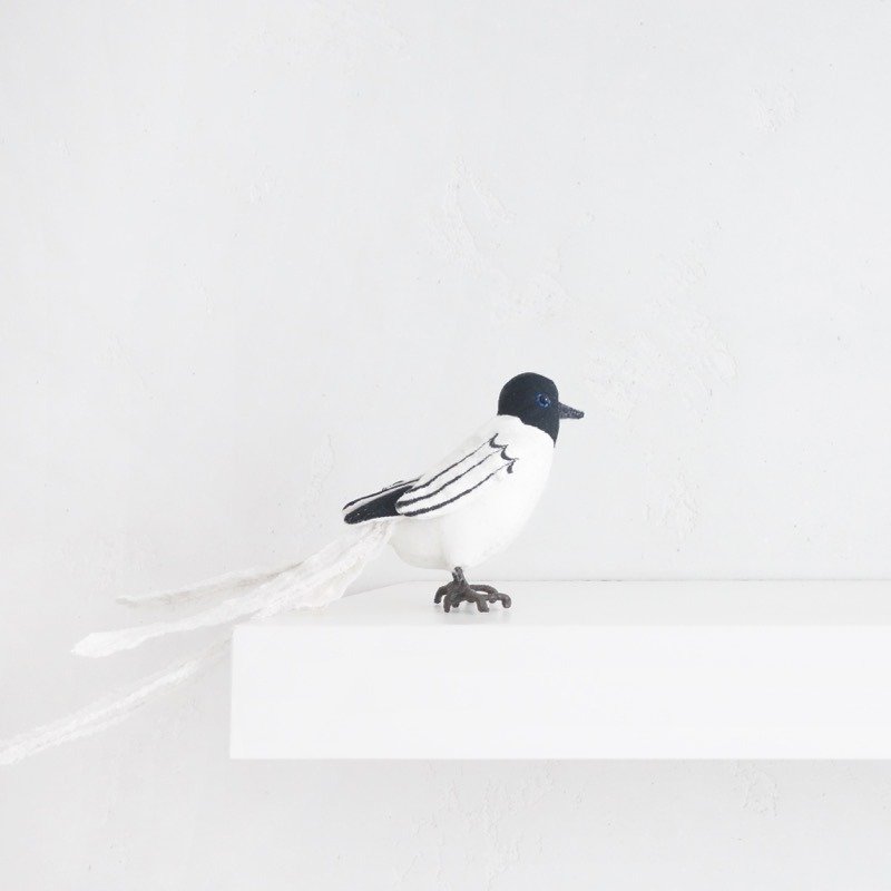B1原创手作 · Bird摆件／装饰 - 摆饰 - 棉．麻 黑色