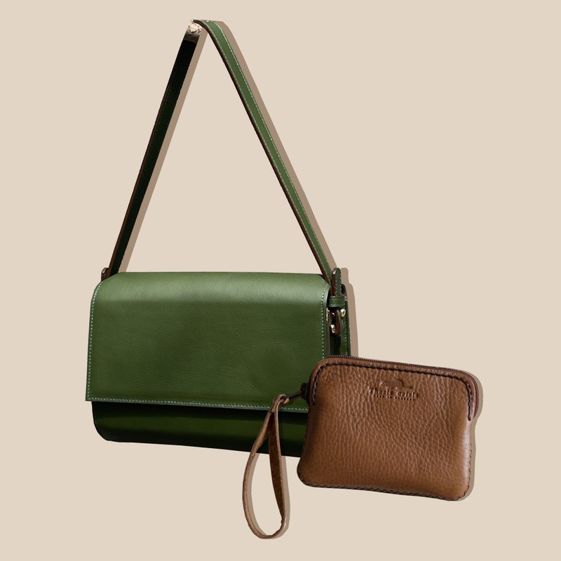 LUCKY BAG- ANYA LEATHER BAG +  TRIPLET MINI COIN PURSE - 手提包/手提袋 - 真皮 多色
