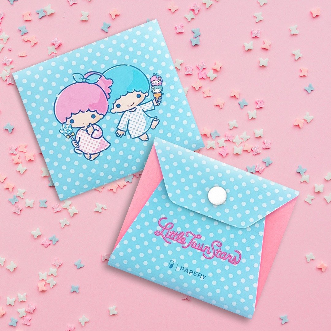 定制化礼物 MASKfolio S口罩套Sanrio Little Twin Star -Classic - 口罩 - 纸 