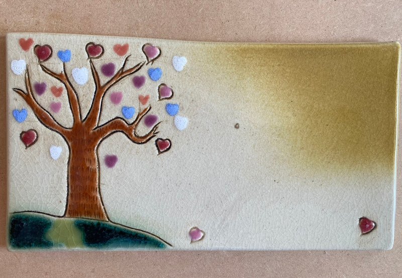 盘-彩绘陶盘 - 摆饰 - 陶 红色