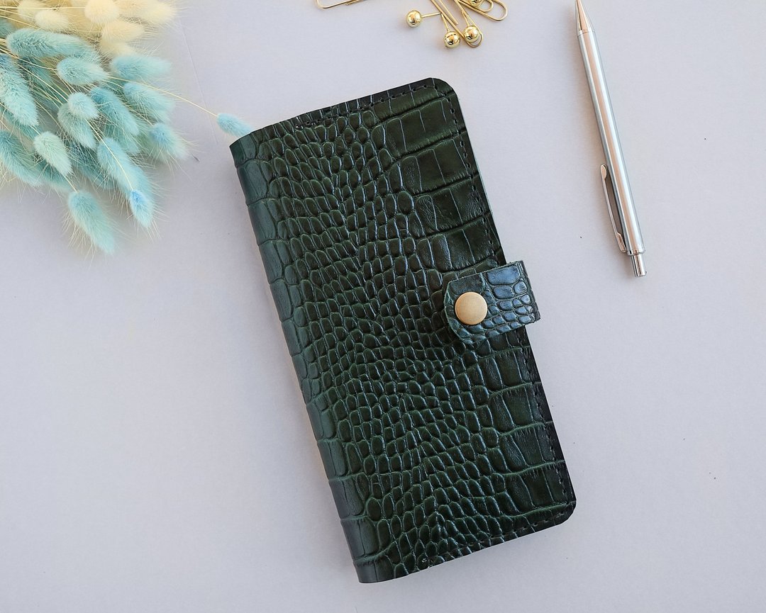 Hobonichi weeks cover - Hobonichi a6 cover - hobonichi cousin - leather planner - 其他 - 真皮 绿色