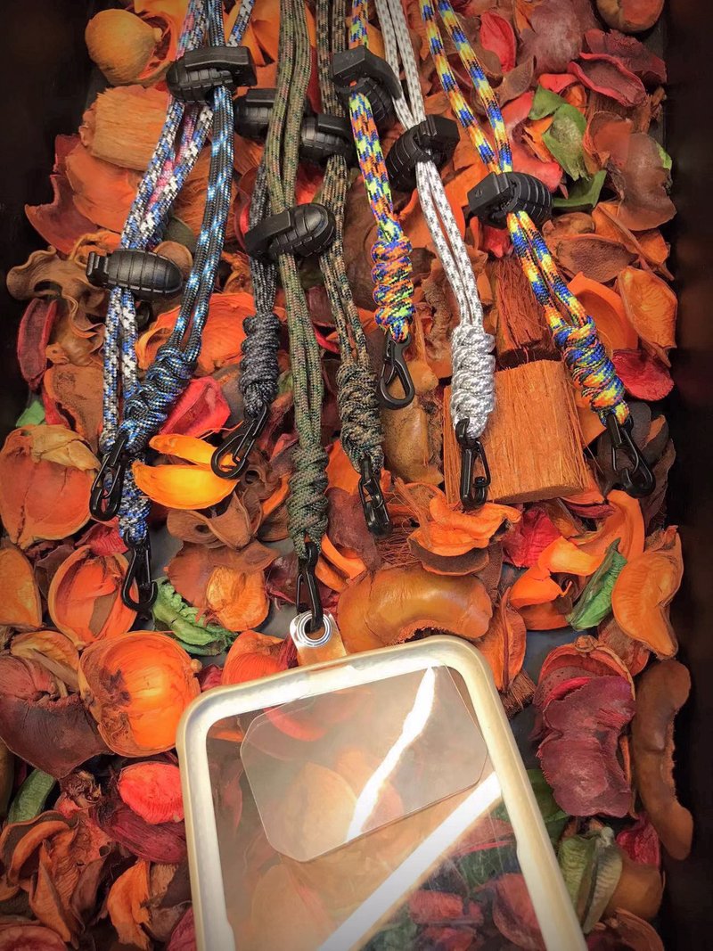 STRING MAN伞绳士-【定制化】手机挂绳、伞绳识别证带 - 挂绳/吊绳 - 尼龙 