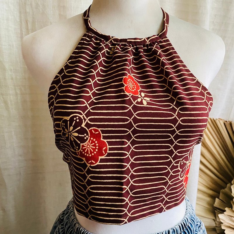 日本和服老布肚兜 - 其他 - 其他人造纤维 咖啡色