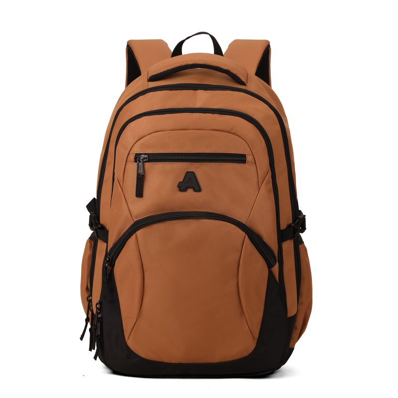 AOKING 休闲旅游背包 SN2678 啡色 - 后背包/双肩包 - 环保材料 咖啡色