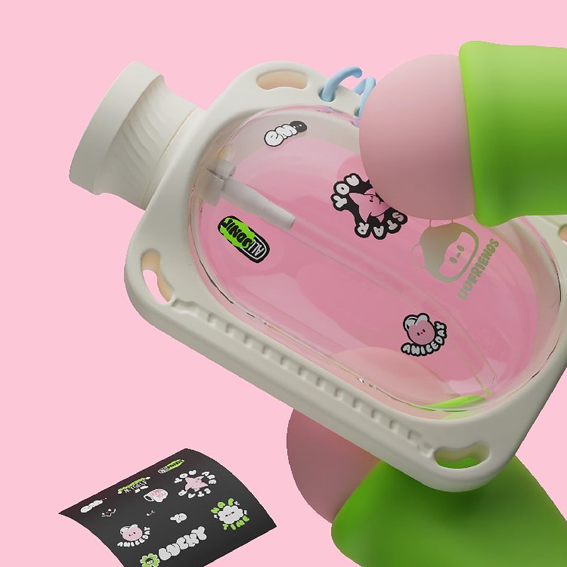 【免运】alljoint优仅运动水杯吸管塑料防摔水瓶 - 水瓶/水壶 - 其他材质 