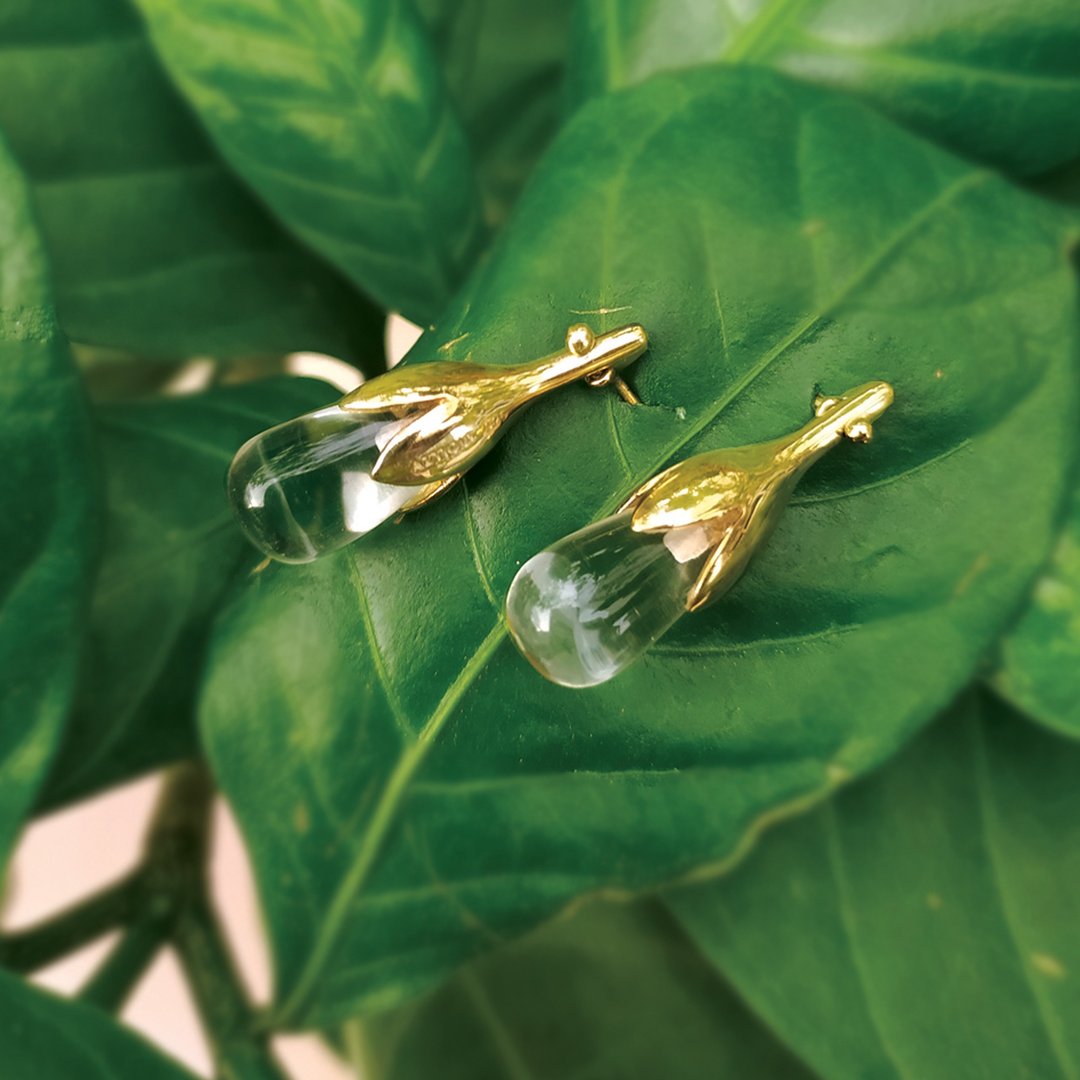【雙11折扣】Silver Quartz earrings, Quartz earrings, stud earrings ,drop earrings - 耳环/耳夹 - 纯银 