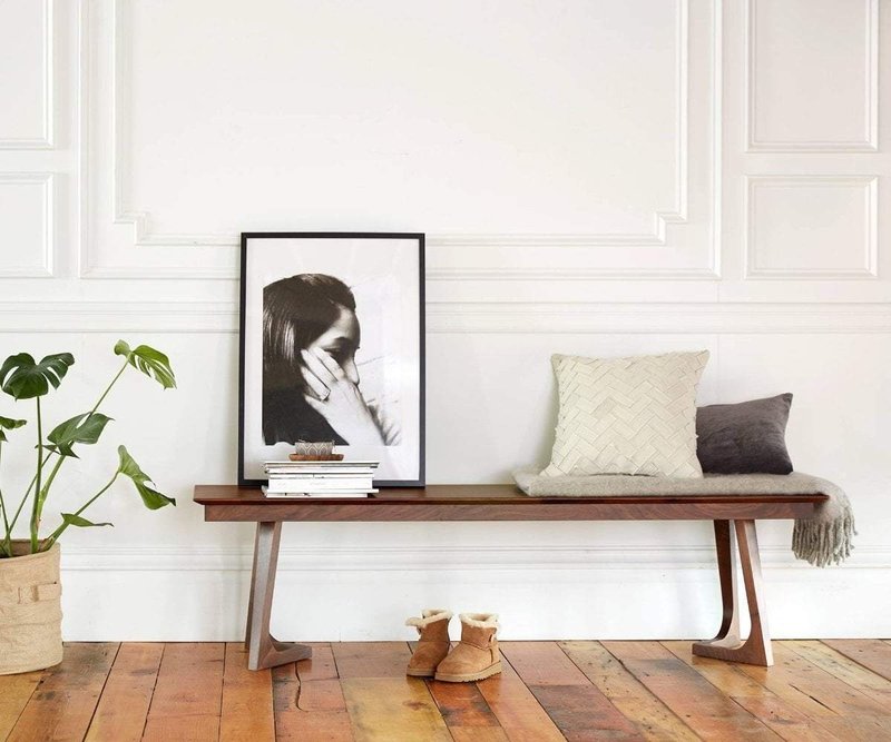 【D3原木家居】Alston北美胡桃木长椅 长凳 实木凳 - 椅子/沙发 - 木头 