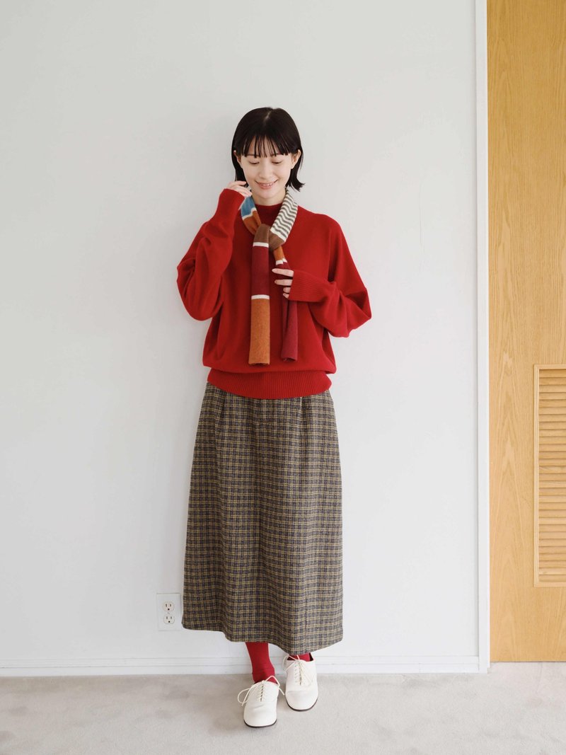 KOOW贴合感半高领宽松羊绒衫 百分百羊绒毛衣 - 女装针织衫/毛衣 - 羊毛 多色