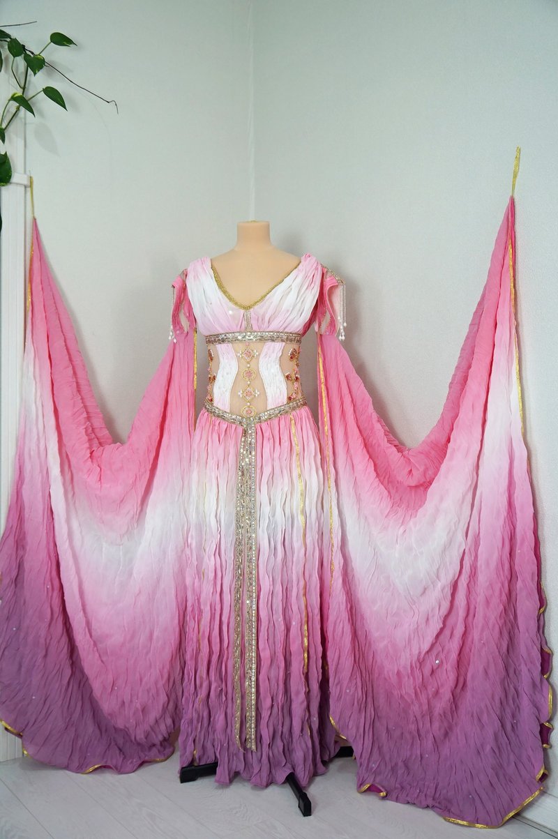 《凡赫辛》艾莉拉 (Aleera) 造型服装 - Dracula's Bride Cosplay - 晚装/礼服 - 其他材质 粉红色