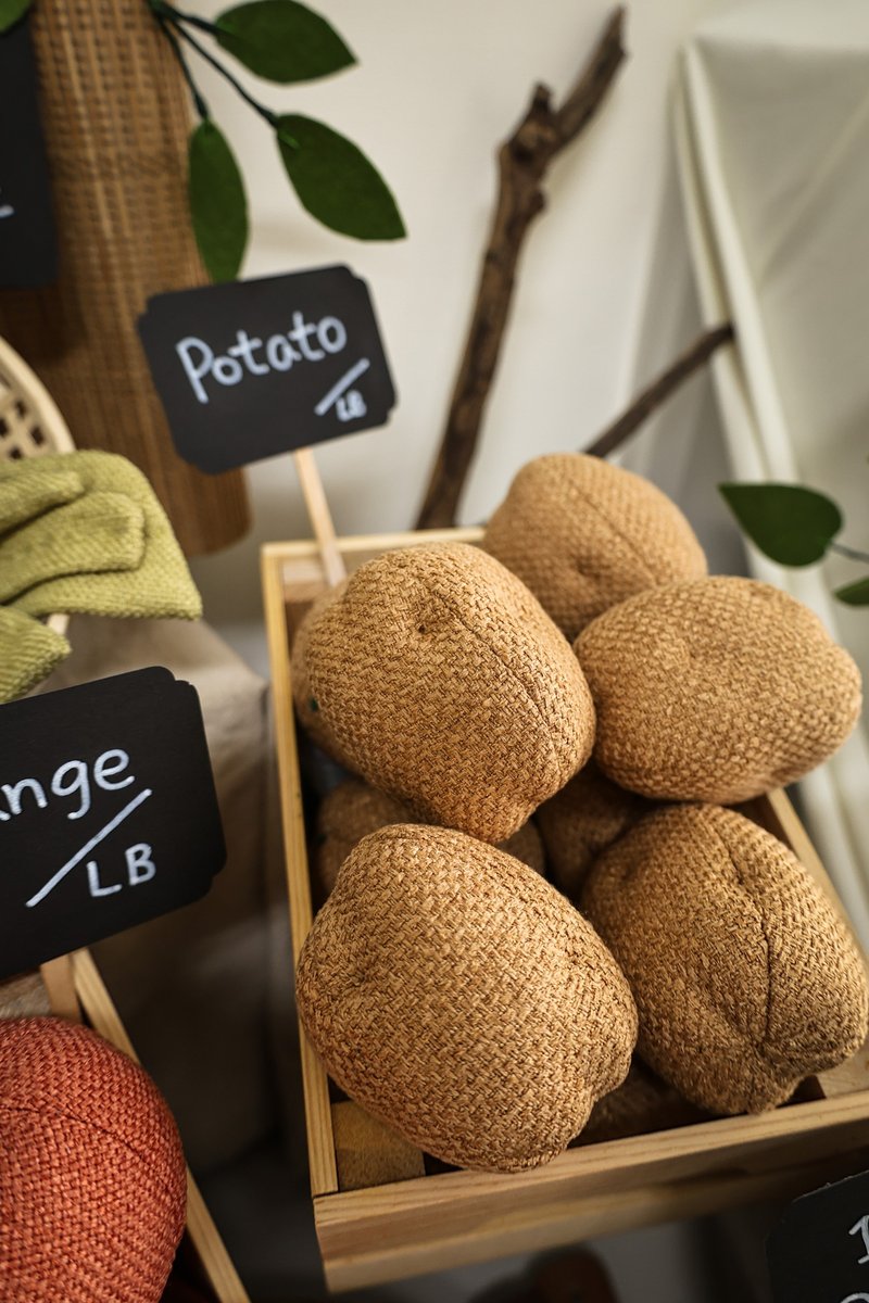 马铃薯 Potato 手作 猫玩具 吊饰 家饰品 儿童玩具 蔬果 - 玩具 - 其他材质 多色