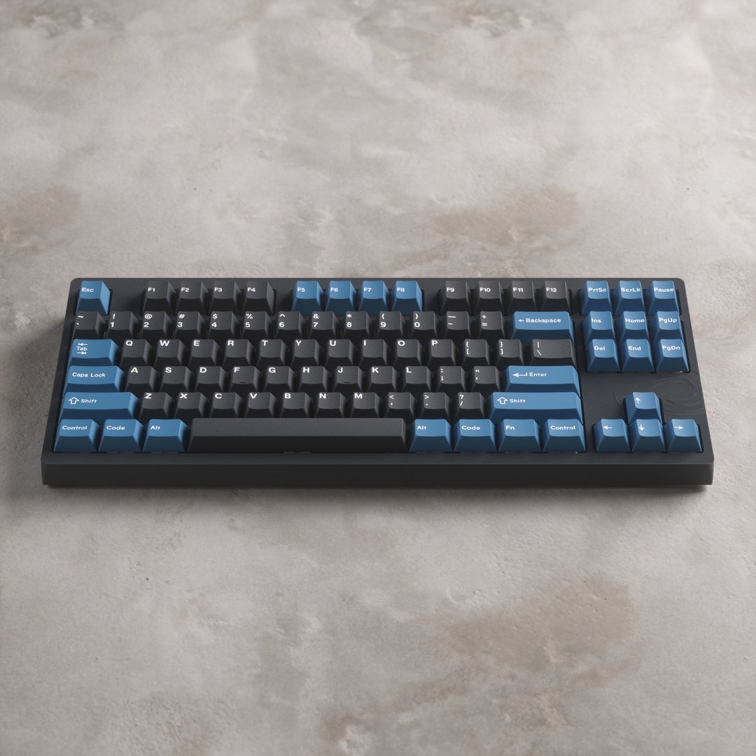 【Vortex】Multix Winter TKL 87%有线热插拔机械式键盘 - 电脑配件 - 塑料 蓝色