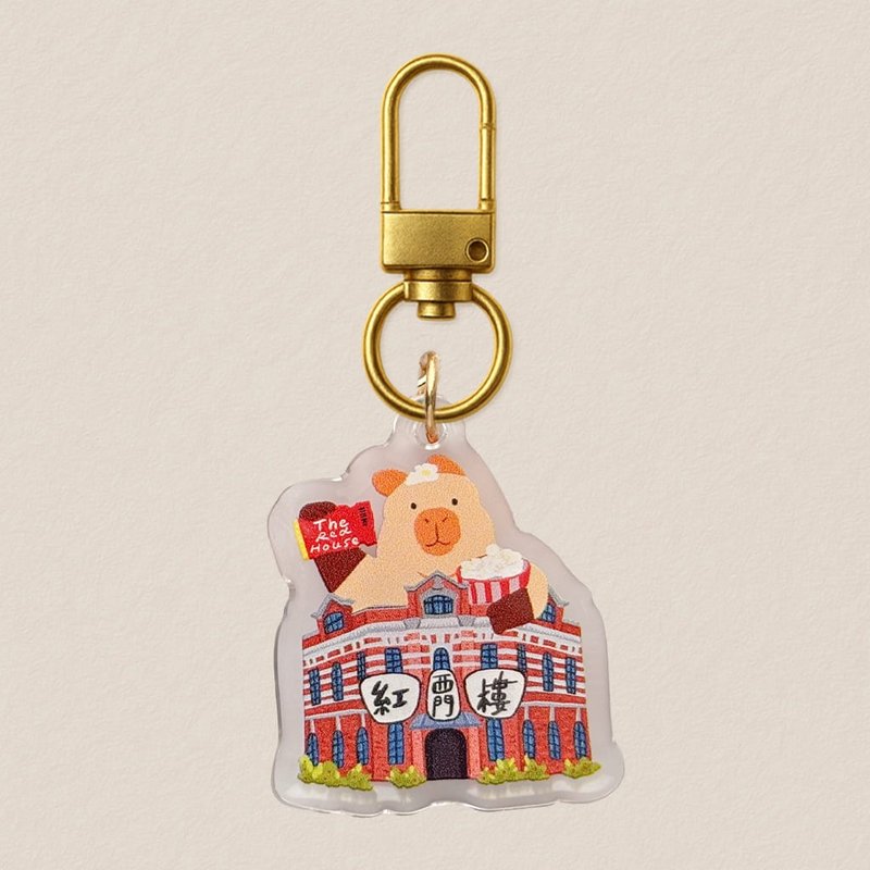 压克力吊饰-红楼限定款 40mm写实风格插画 - 吊饰 - 压克力 