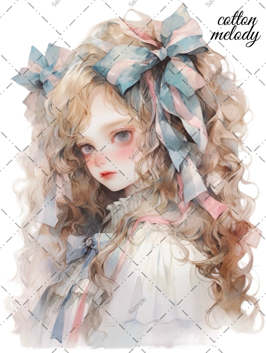 original sticker no.71 人物贴纸 原创贴纸 人物贴纸 女孩贴纸 原创人物贴纸 - 贴纸 - 纸 
