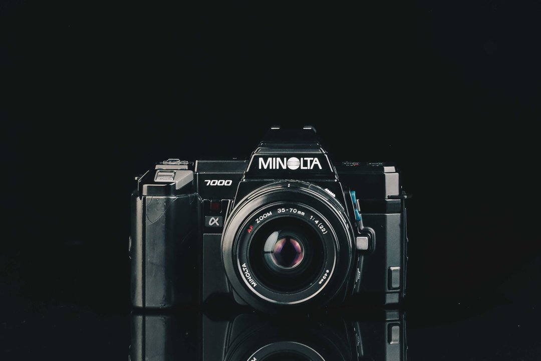 MINOLTA a7000+MINOLTA AF ZOOM 35-70mm F=4(22) #3857 #135底片 - 相机 - 其他金属 黑色