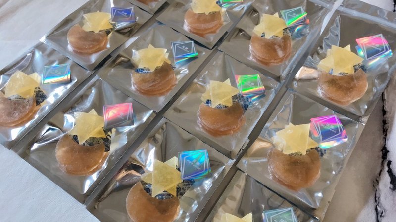 【婚礼小物】星月 - 琥珀糖 ２５份 - 蛋糕/甜点 - 新鲜食材 粉红色