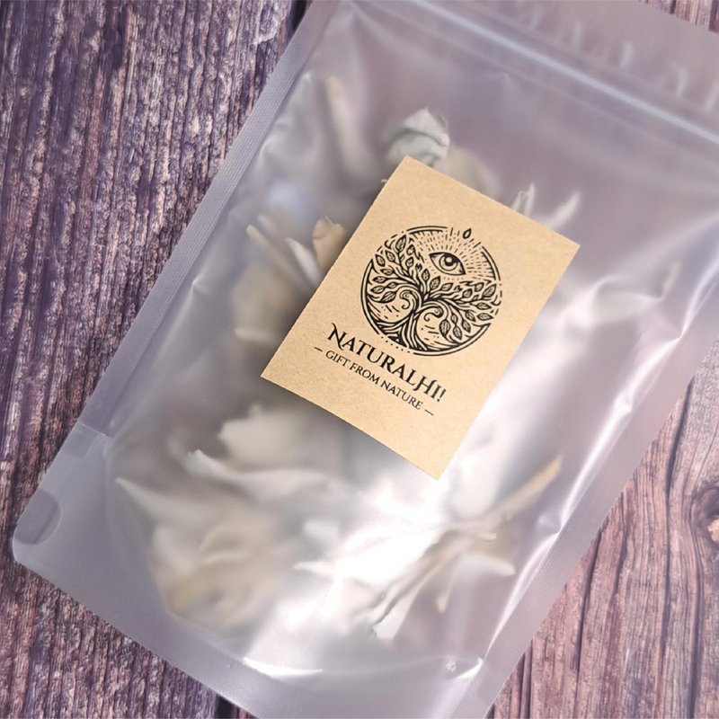 加州白鼠尾草散叶 | 30g | 净化 | 水晶消磁 | 清理负能量 - 香薰/精油/线香 - 植物．花 绿色