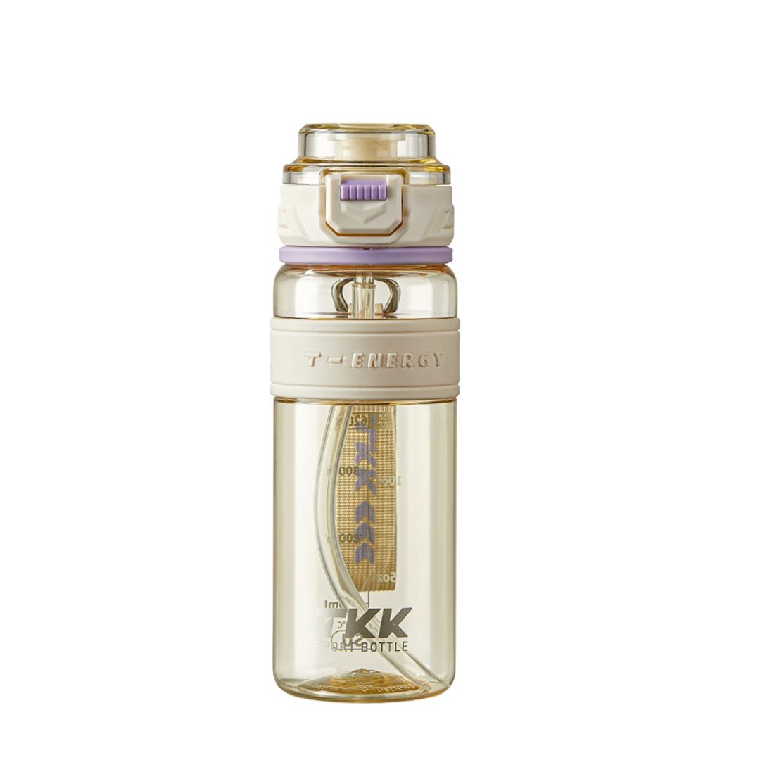 【TKK】铂金级PPSU 手提式运动水壶 620ML-轻云紫 - 水瓶/水壶 - 其他材质 紫色