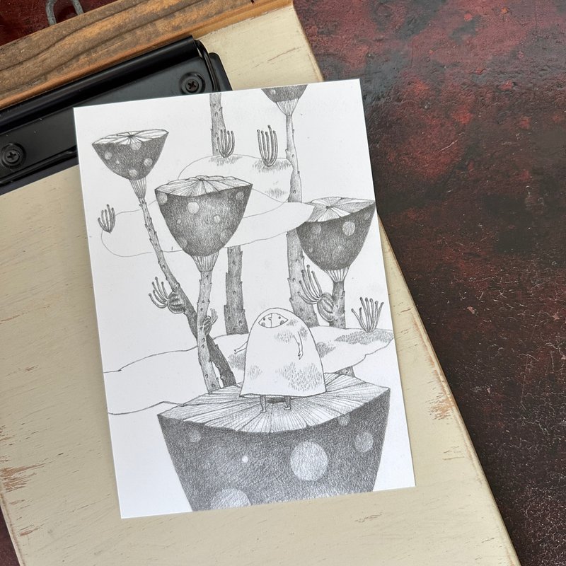 胖山的旅程 / 冒险明信片 ３张套组 - 卡片/明信片 - 纸 