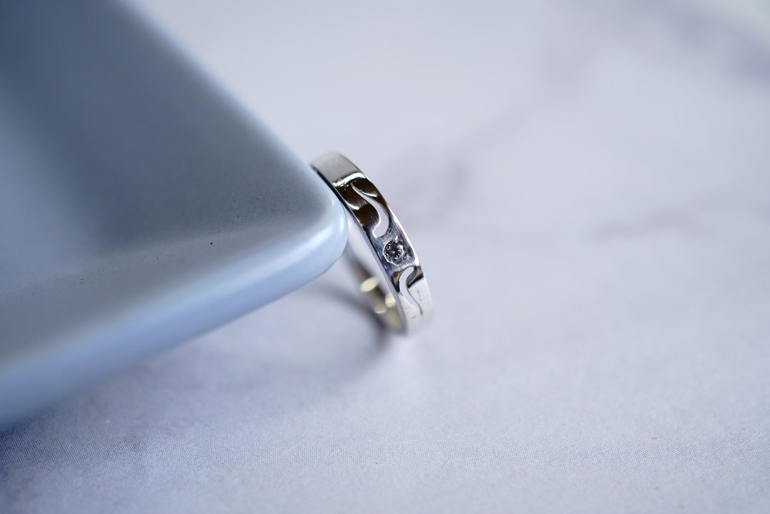 design ring 178 - 戒指 - 其他金属 银色