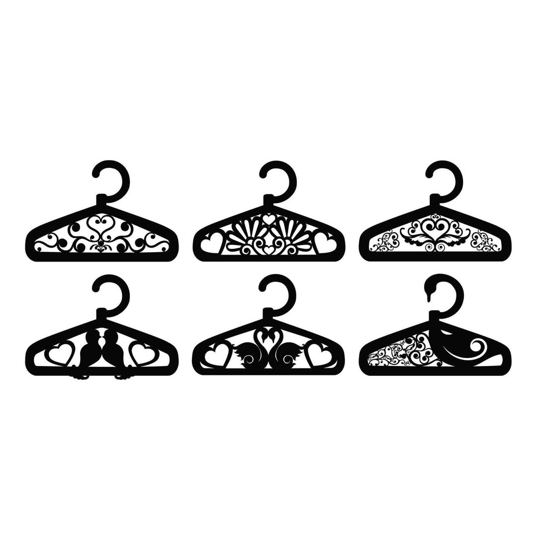 Clothes hanger svg, clothes hanger pdf, hanger template, hanger png, Cricut, SVG - 图文模板设计 - 其他材质 