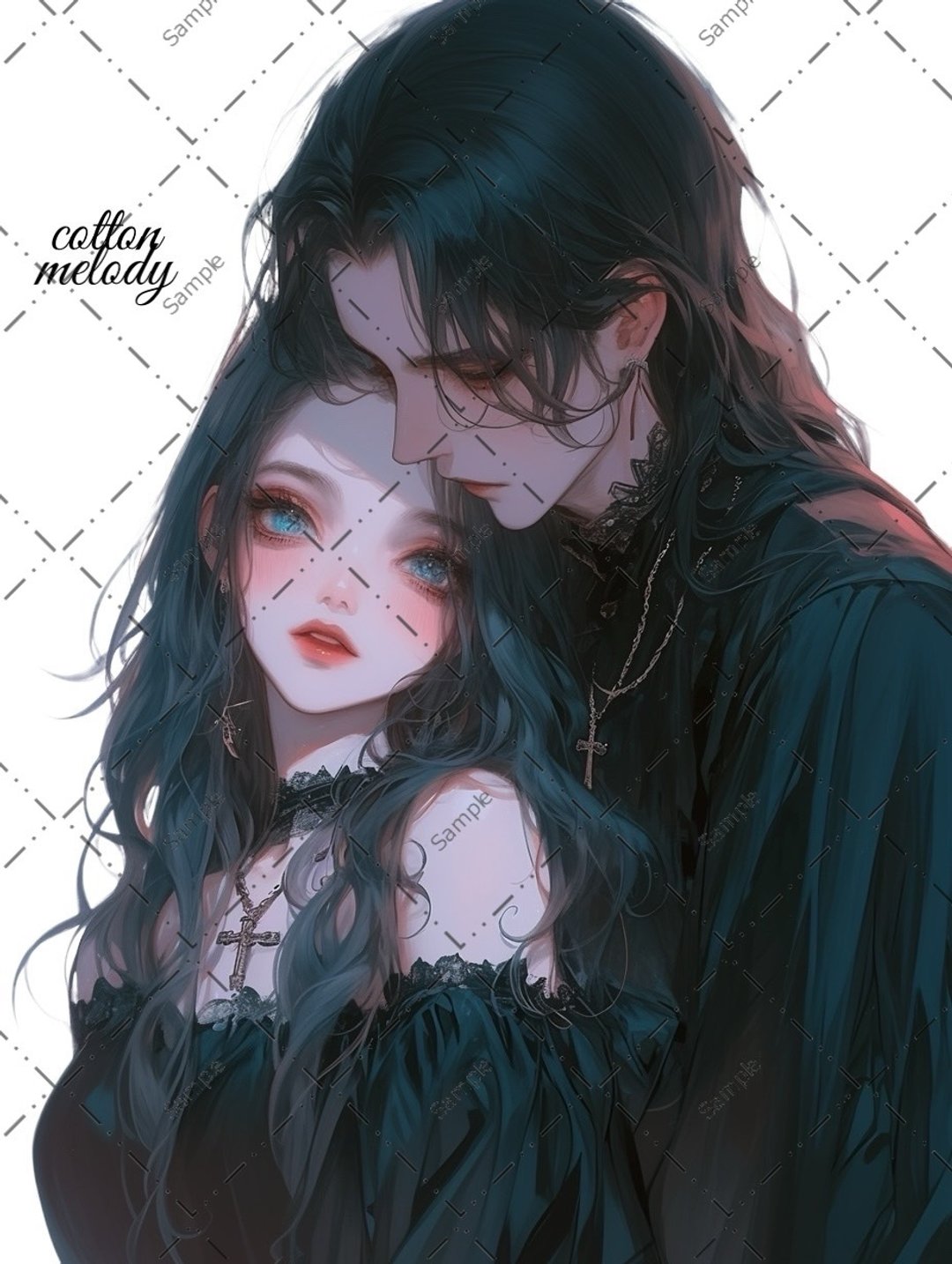 original sticker no.1506 人物贴纸 原创贴纸 人物贴纸 女孩贴纸 原创人物贴纸 - 贴纸 - 纸 