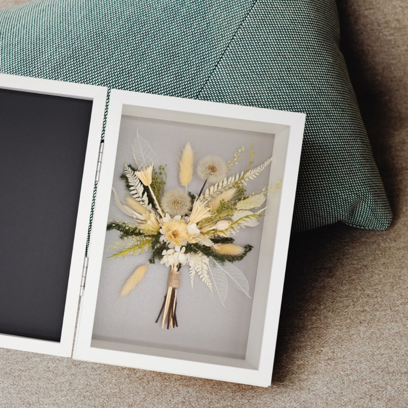 立体永生花相架 - 花影时光 (梦) - 干燥花/捧花 - 植物．花 绿色