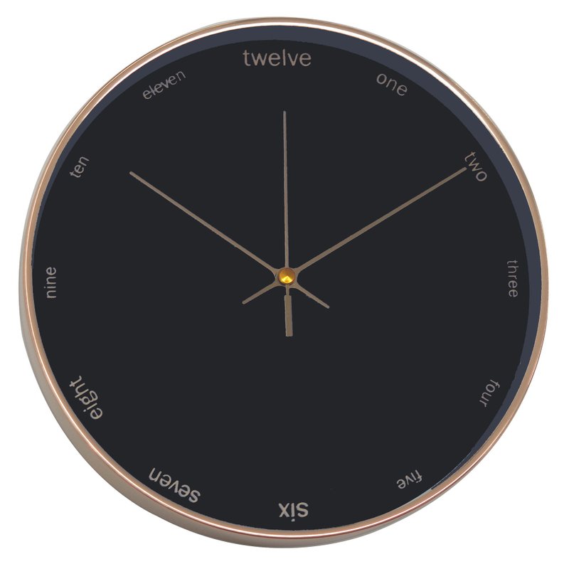 Neg - 红铜经典黑 (金属) - 时钟/闹钟 - 其他金属 黑色