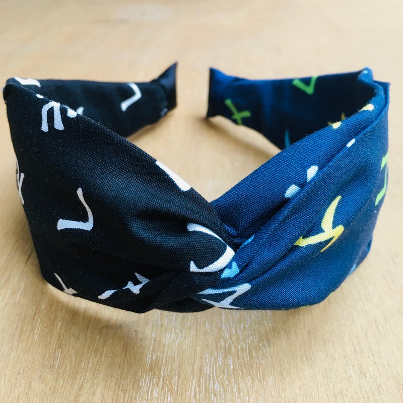 MOYA手工发箍 大胜系列 国语ㄅ ㄆ ㄇ - 发饰 - 其他材质 蓝色