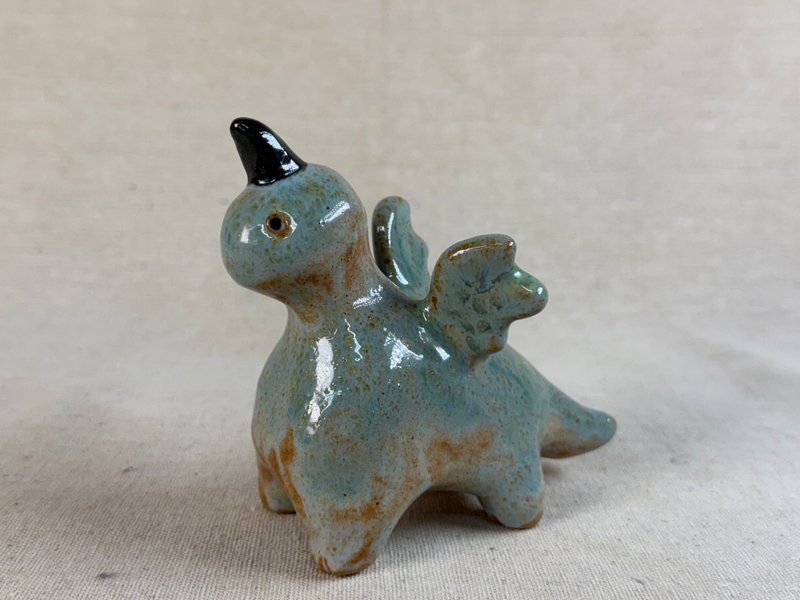 独角飞天龙 - 玩偶/公仔 - 陶 绿色