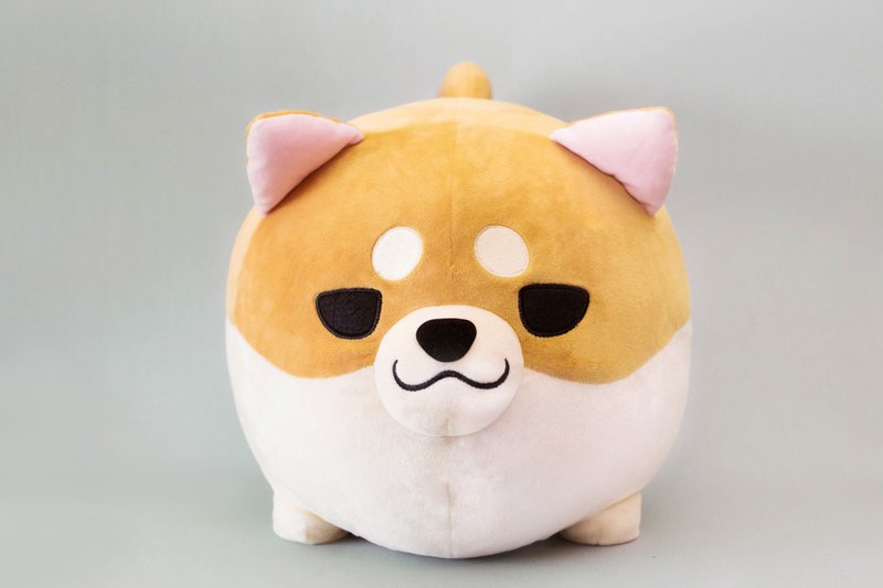 小米柴犬四脚大抱枕 - 枕头/抱枕 - 其他材质 咖啡色