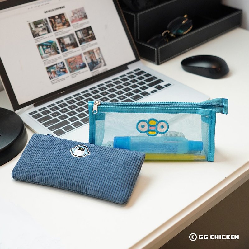 PP mini 小小企鹅-铅笔盒(网袋大脸款/基础款) - 铅笔盒/笔袋 - 其他材质 