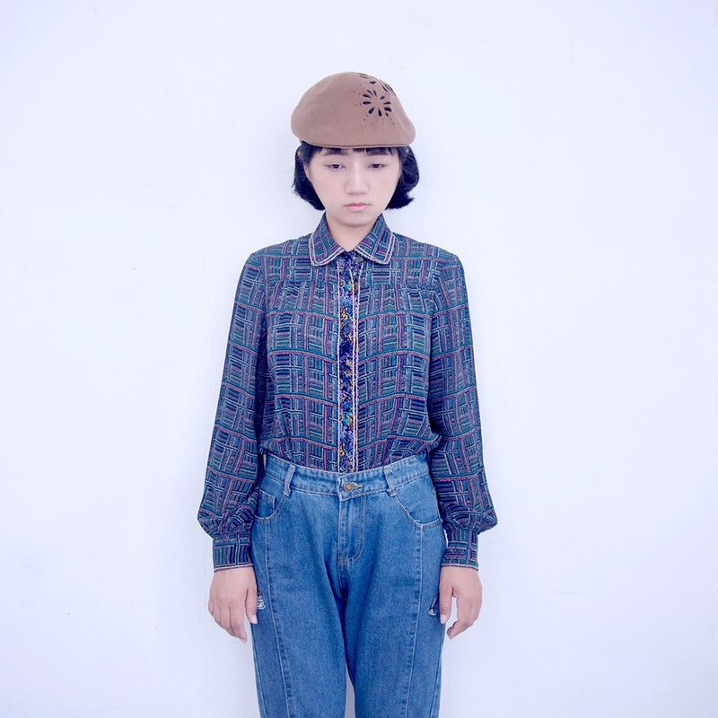 铅笔盒  |  古着衬衫 - 女装衬衫 - 其他材质 