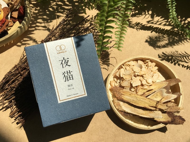 提神补气【 夜猫茶 10入 】 - 西洋蔘 黄耆 乐木集100%天然汉方茶 - 茶 - 新鲜食材 蓝色