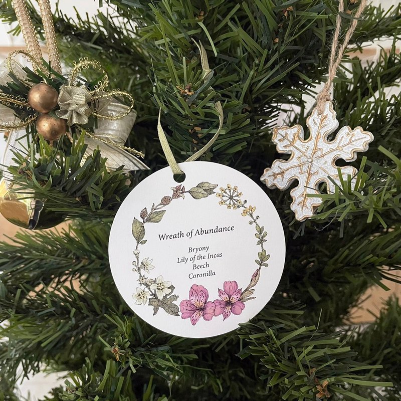 漫步植物园系列 / 花圈便笺、吊卡组(12张不同款)(可当杯垫) - 其他 - 纸 多色