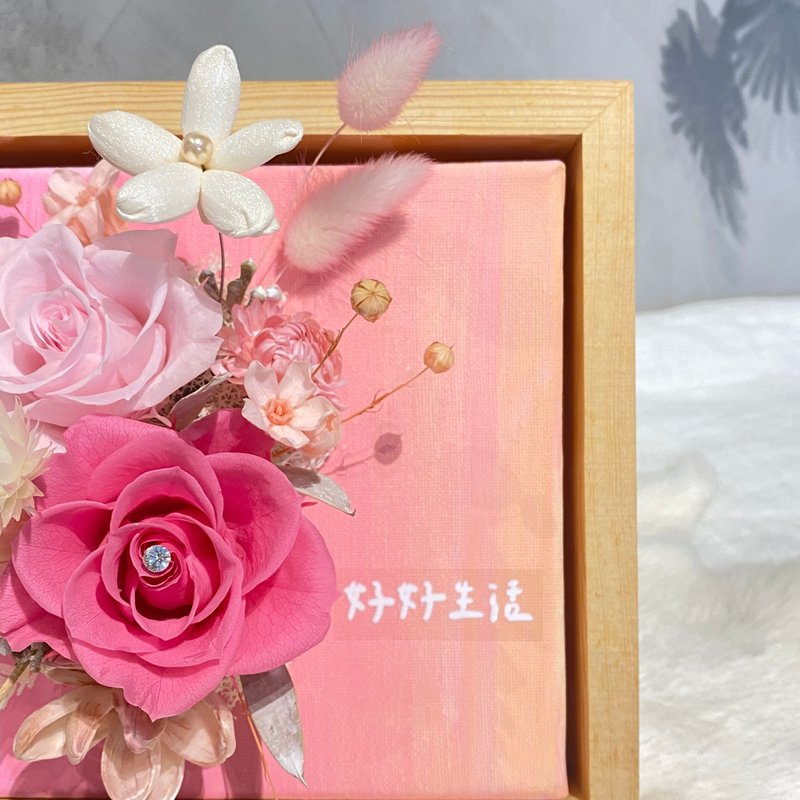 永生花摆饰 花画 版画花 开幕 新居 毕业 生日 结婚 礼物 - 干燥花/捧花 - 植物．花 蓝色