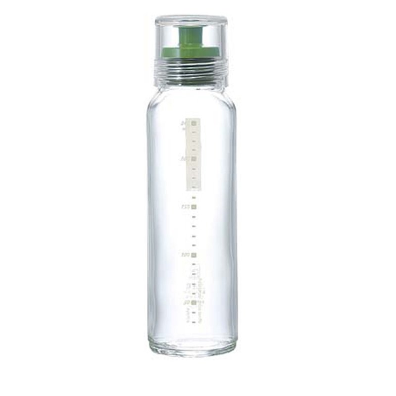 HARIO 斯利姆绿色调味瓶120/DBS-240G - 调味罐/酱料瓶 - 玻璃 透明